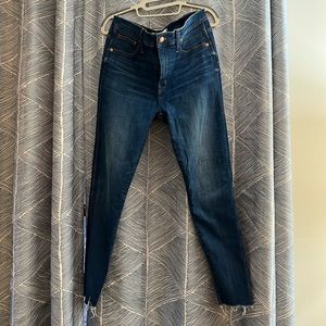 Madewell high rise skinny jeans
